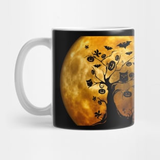 Happy Halloween Scary Tree Mug